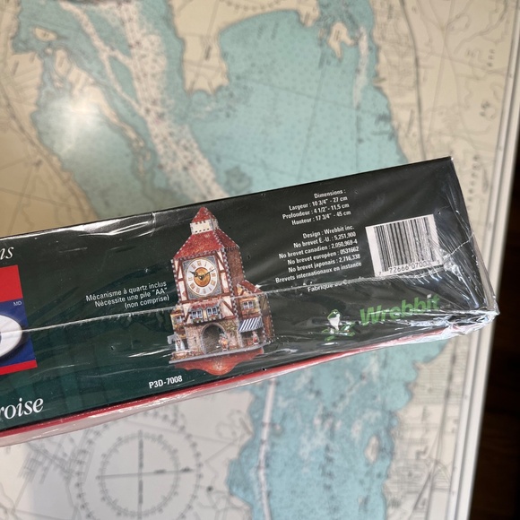 Vintage 1997 Puzz 3D Bavarian Clock Puzzle NIB - Picture 5 of 6